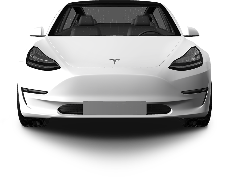 Tesla Model 3 Transparent Free PNG