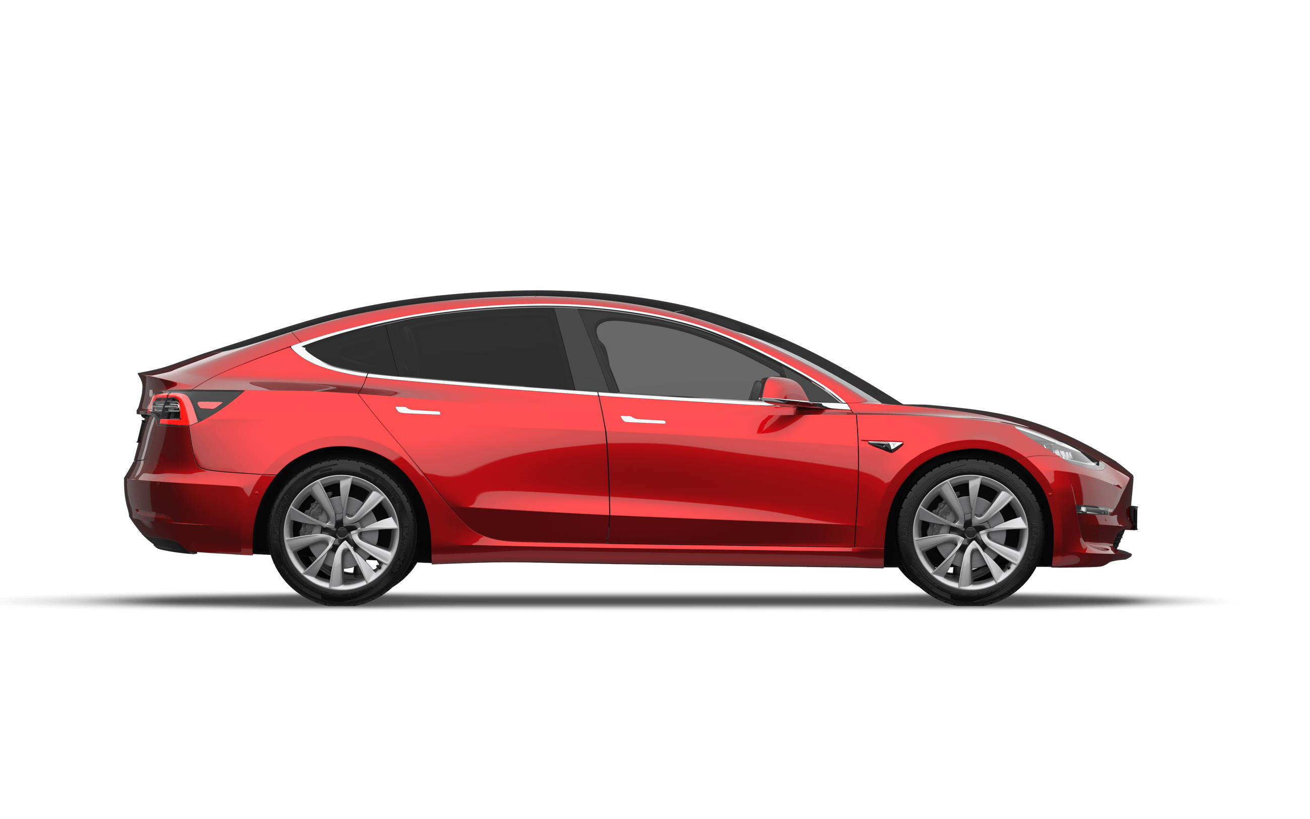 Tesla Model 3 Transparent Image