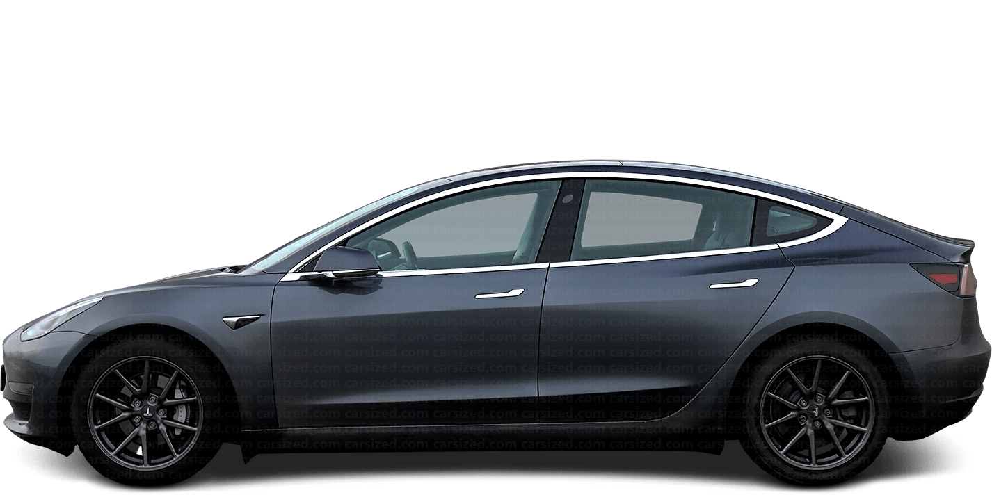 Tesla Model 3 Transparent Images