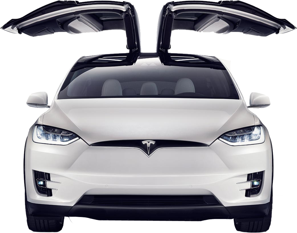 Tesla Model X Transparent Background