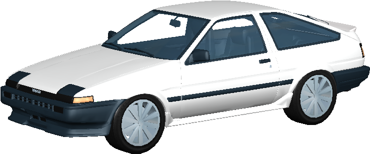 Toyota AE86 Background PNG Image