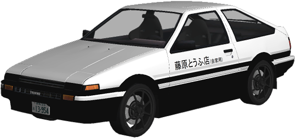Toyota AE86 PNG Clipart Background