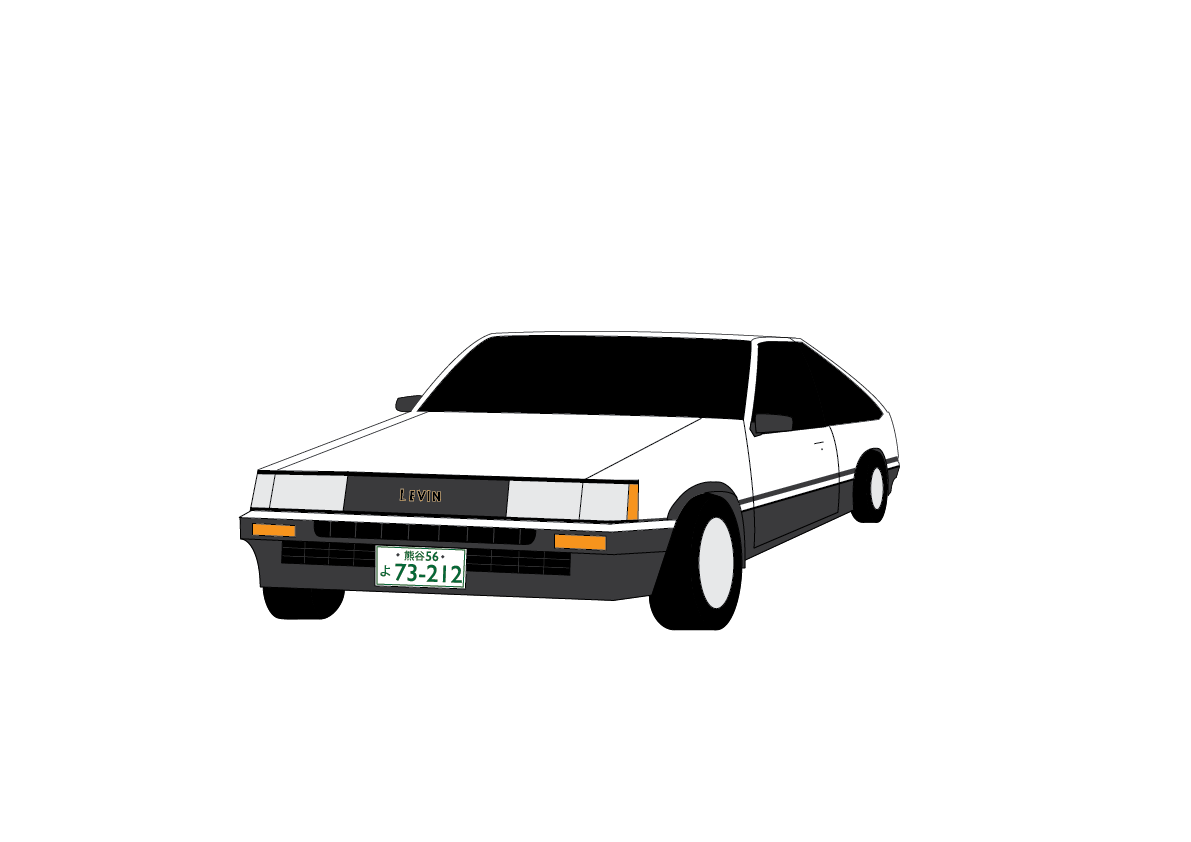 Toyota AE86 PNG Free File Download