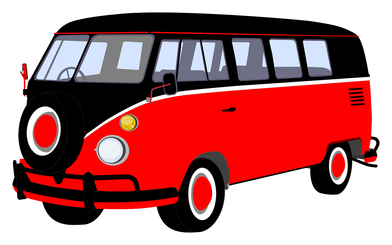 Volkswagen Bus Background PNG