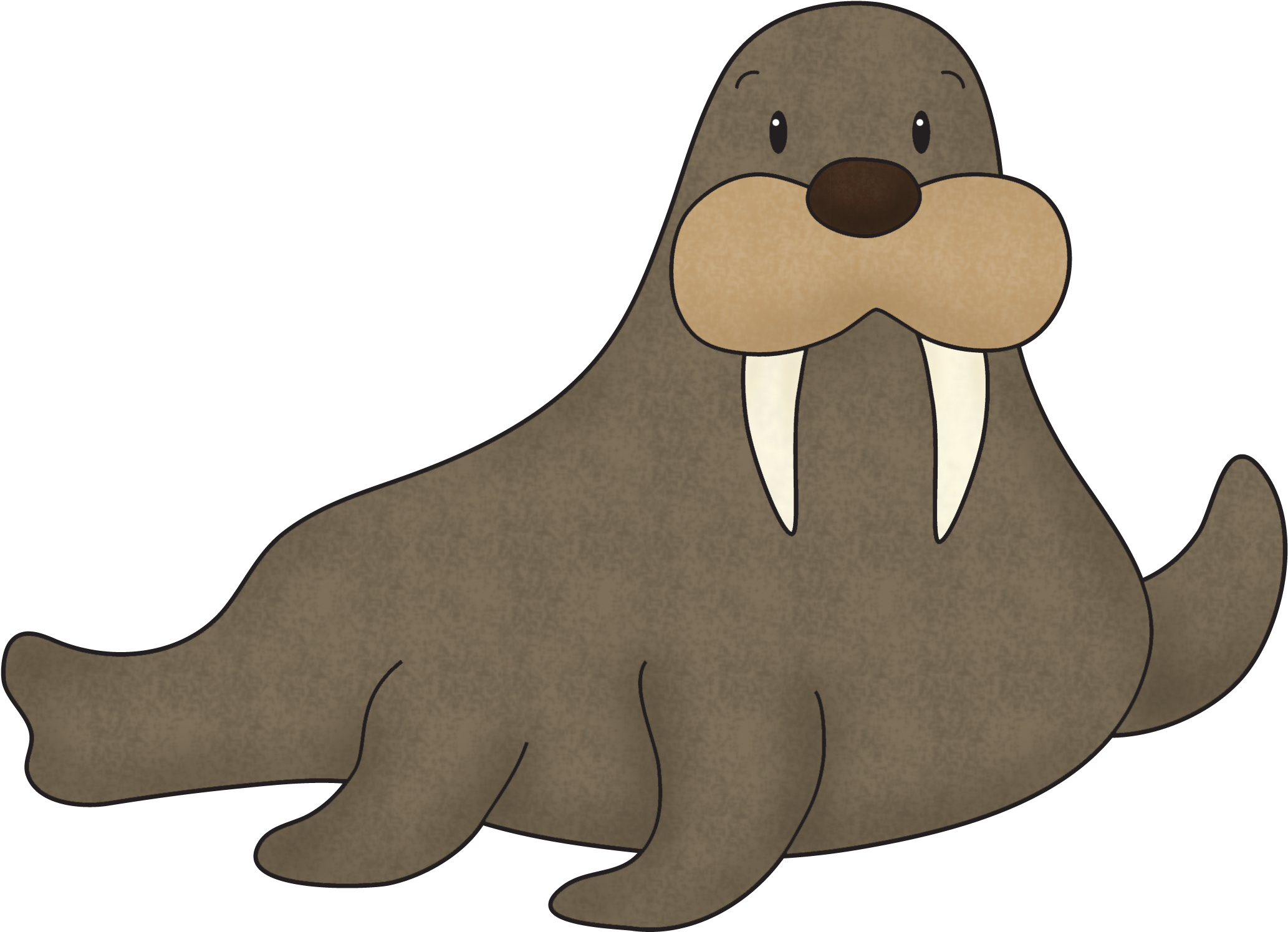 Walruse PNG Clipart Background