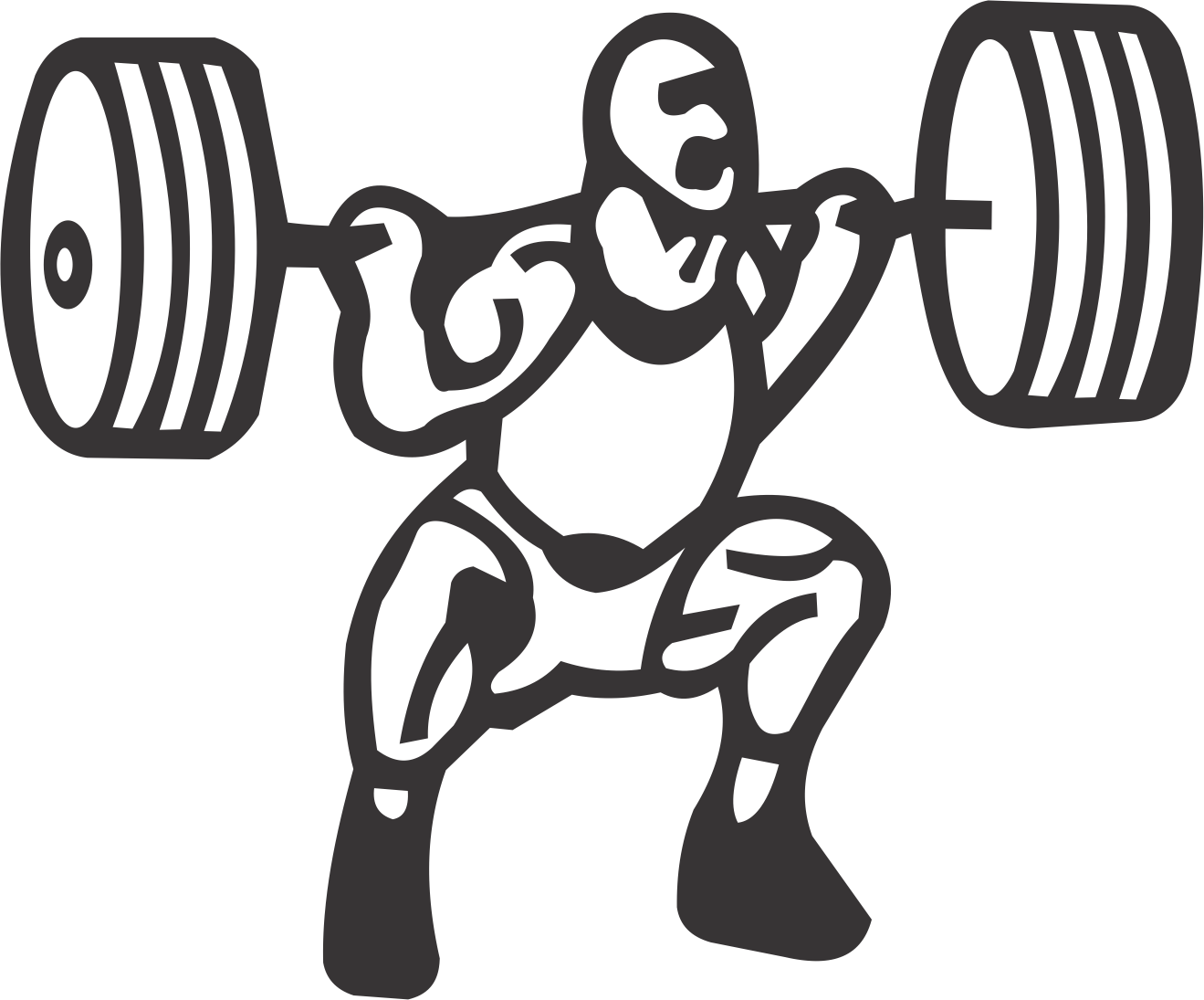 Weightlifting Transparent Free PNG