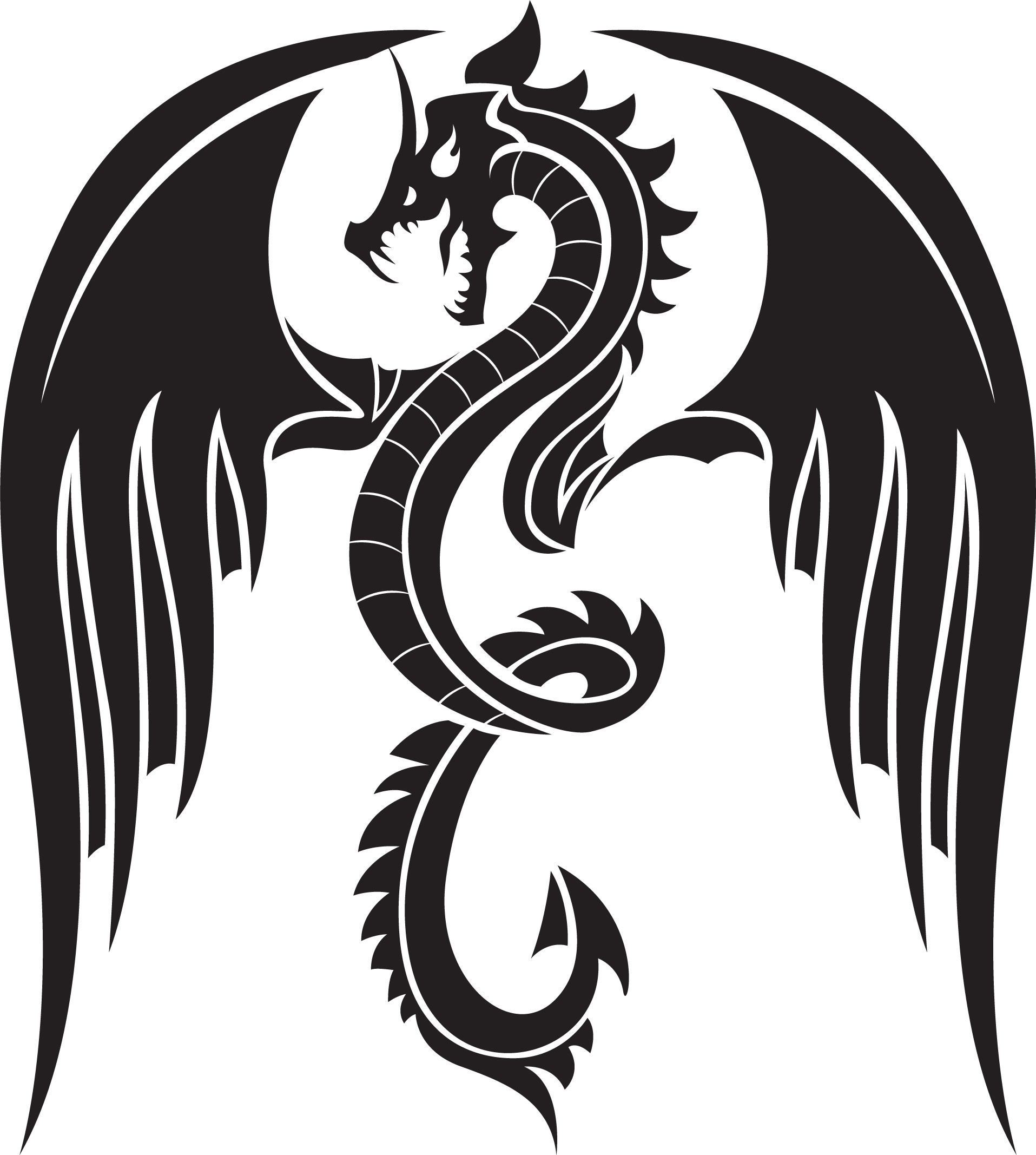 Fond Clipart de dragon occidental PNG