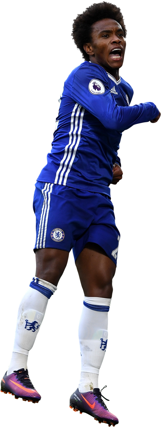 Willian Chelsea Background PNG Image