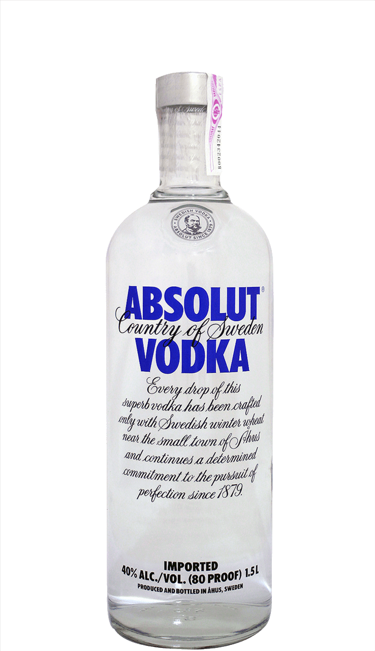 Absolut Vodka Transparent Background
