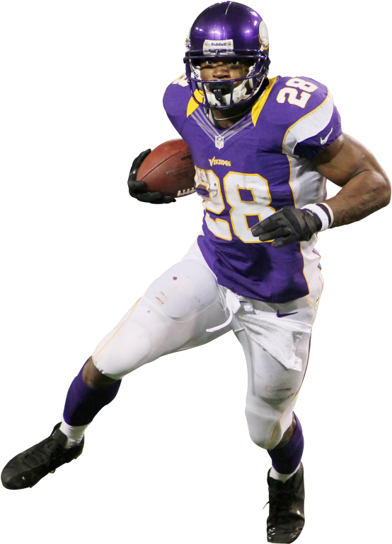 Adrian Peterson Fast Transparent Background