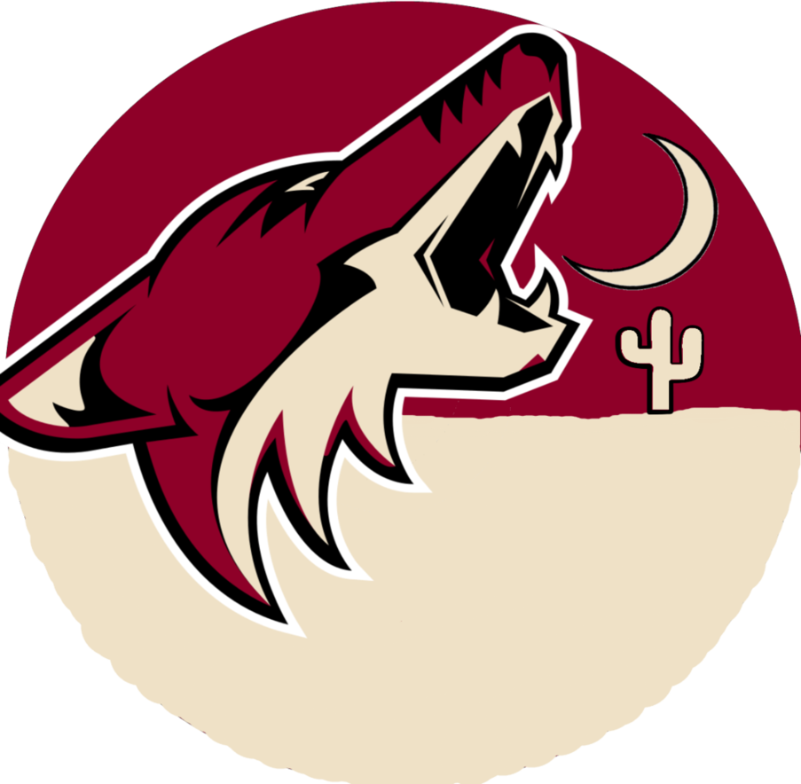 Arizona Coyotes Official Logo PNG Clipart Background