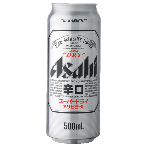 Asahi Can Background PNG Image