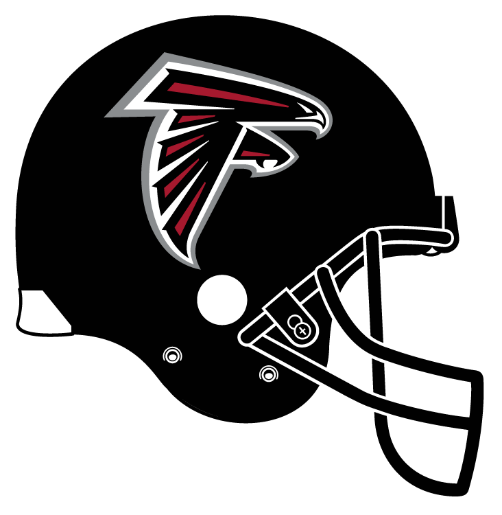 Atlanta Falcons Black Helmet PNG HD Quality