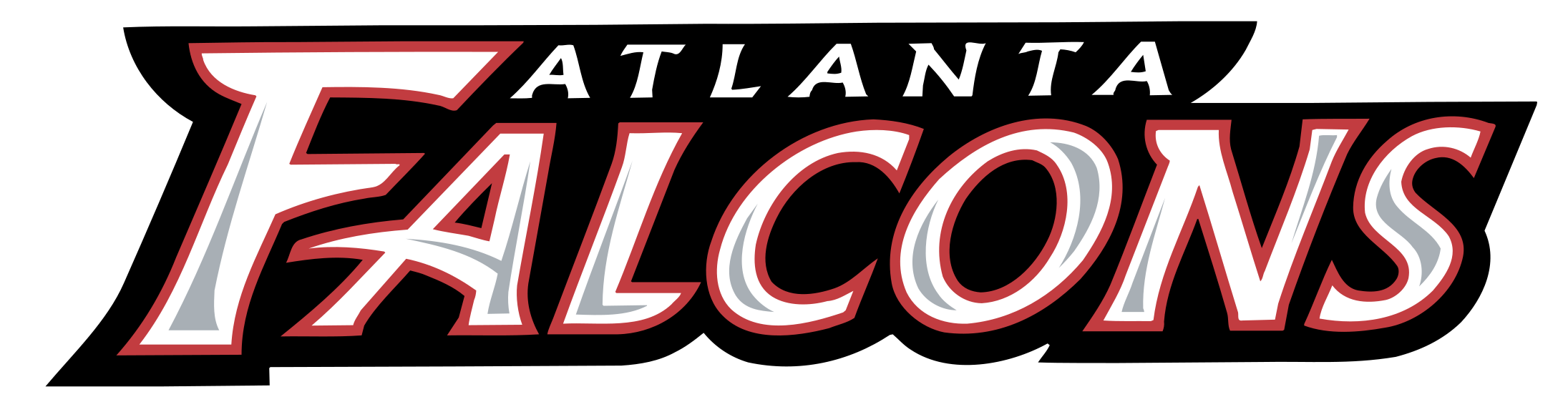 Atlanta Falcons Text Logo PNG HD Quality