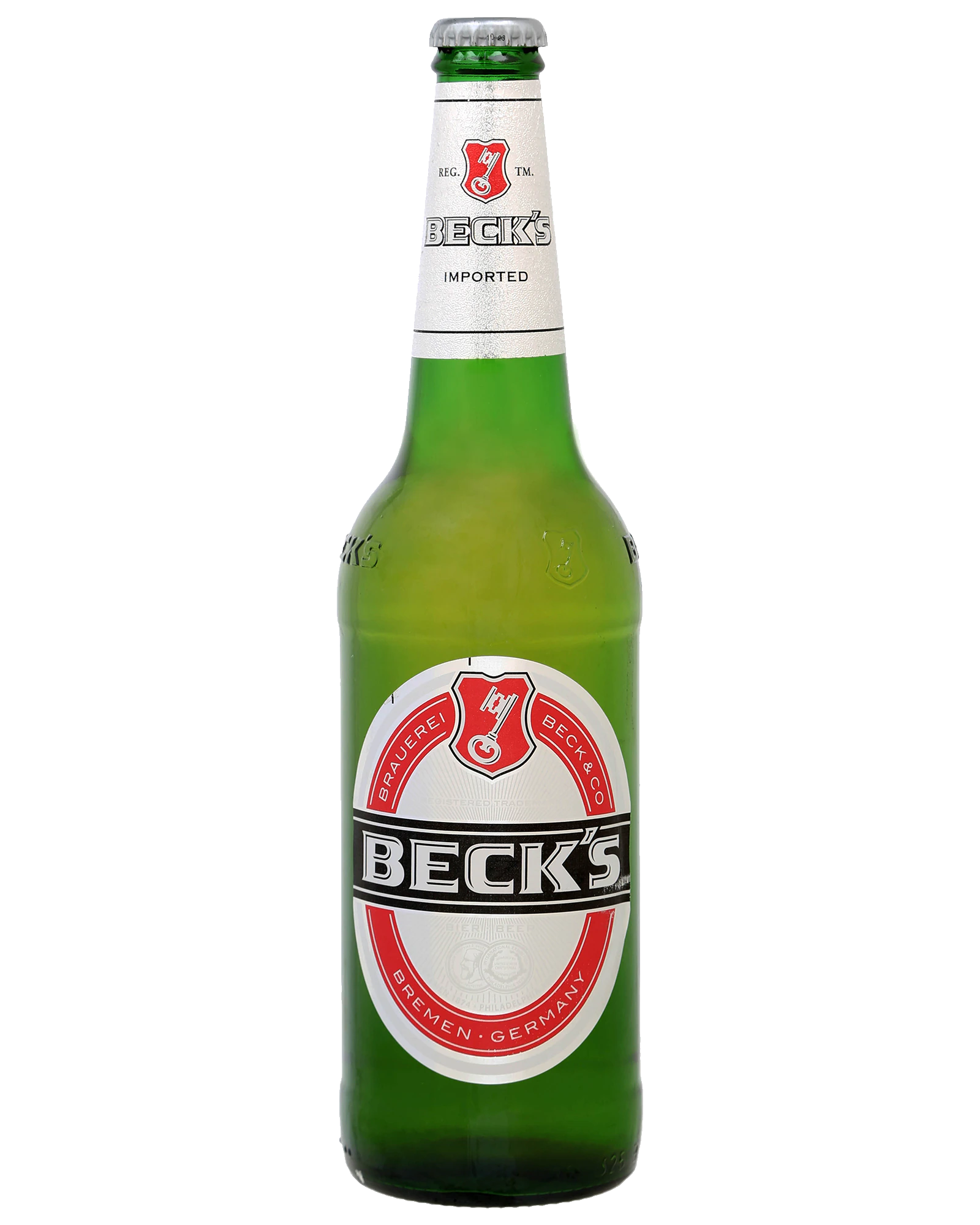 Becks Bottle Background PNG Image