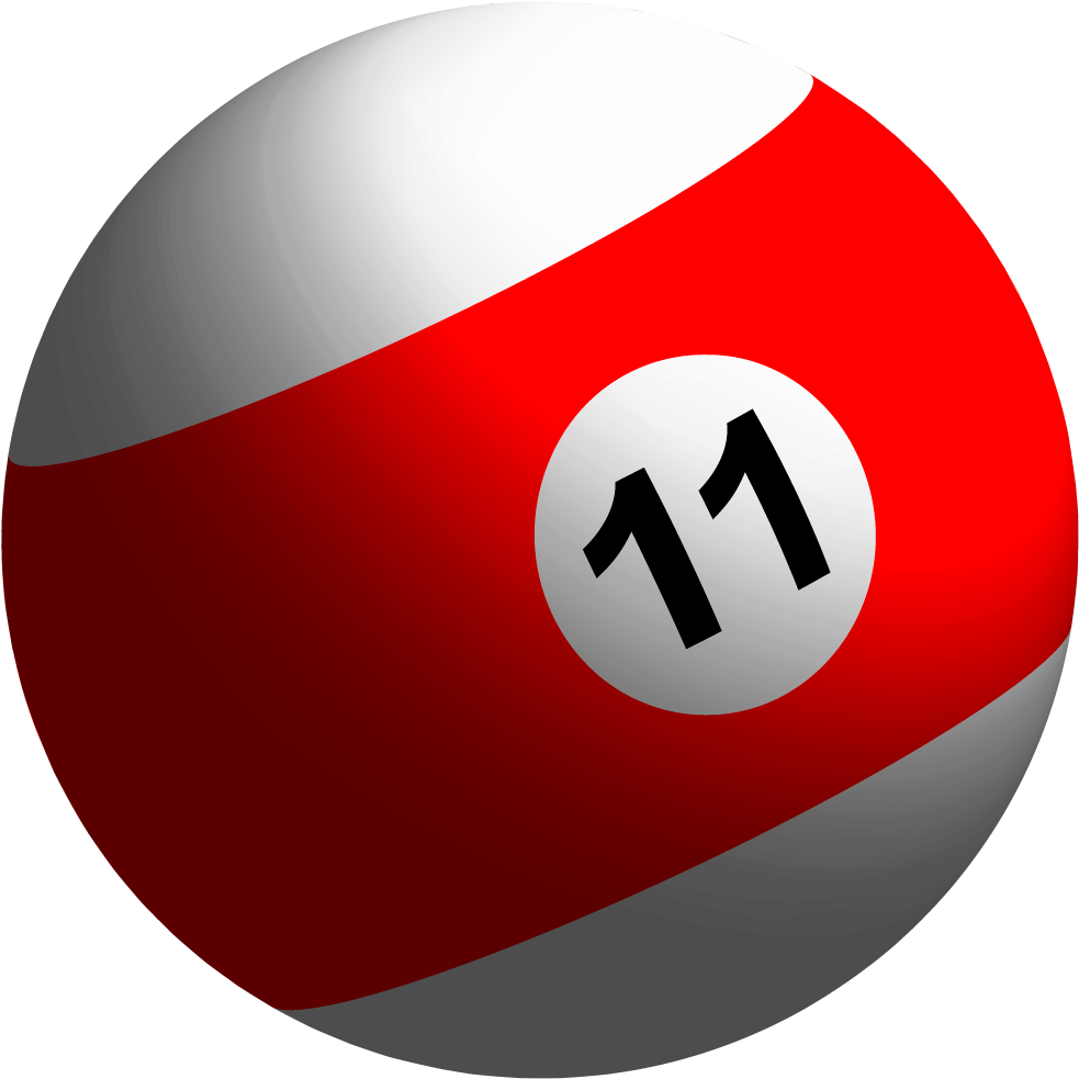 Billiard Ball 6 Background PNG Image