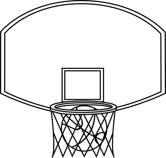 Black And White Basketball Hoop PNG Images Transparent Background | PNG Play