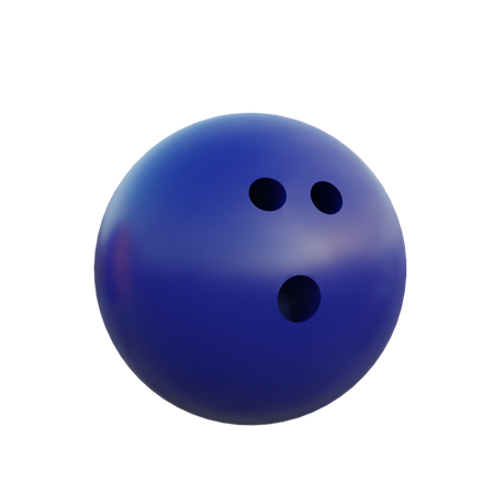 Blue Bowling Ball PNG HD Quality