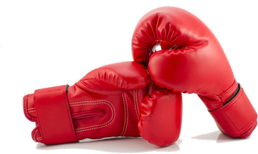 Boxing Gloves Red PNG Clipart Background