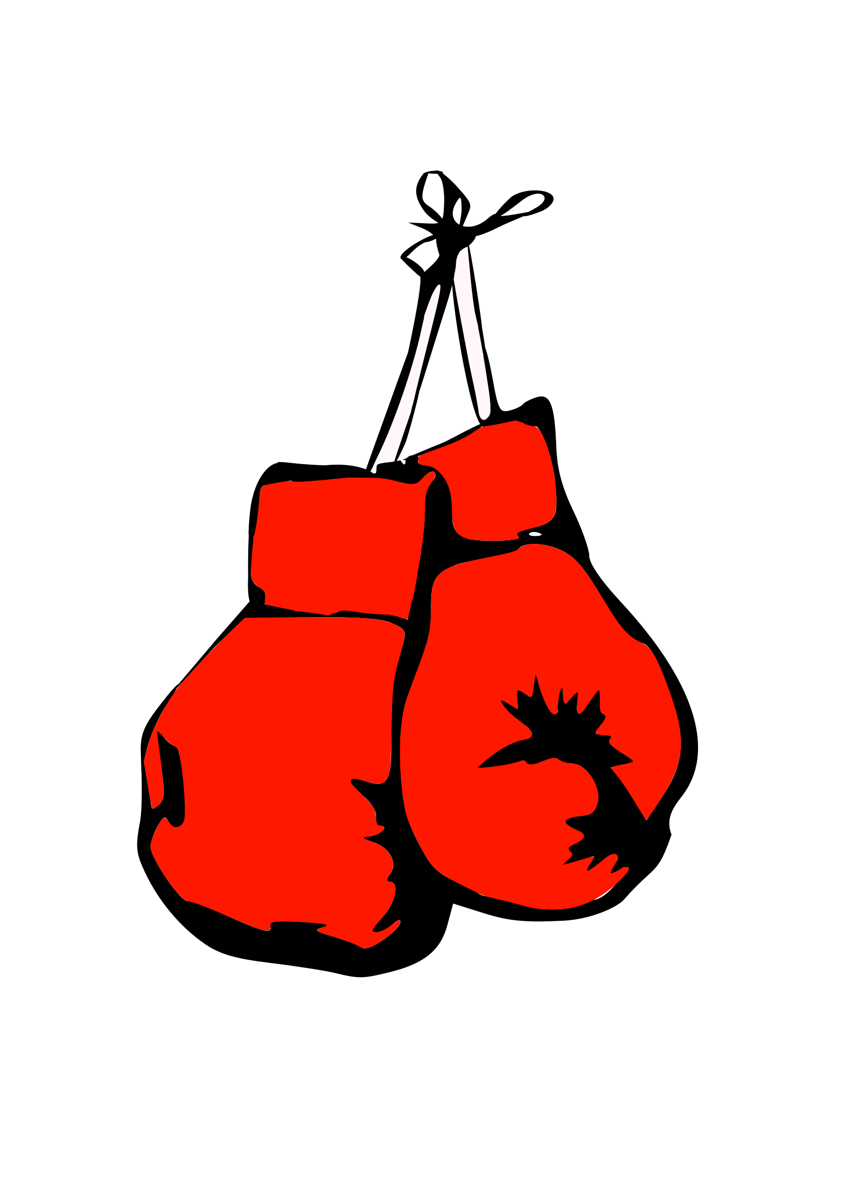 Boxing Gloves Red PNG Photos