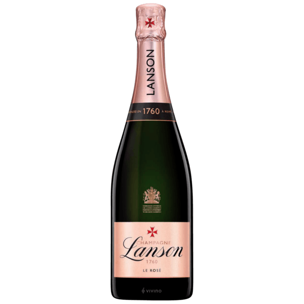 Champagne Lanson Rose 1760 Download Free PNG