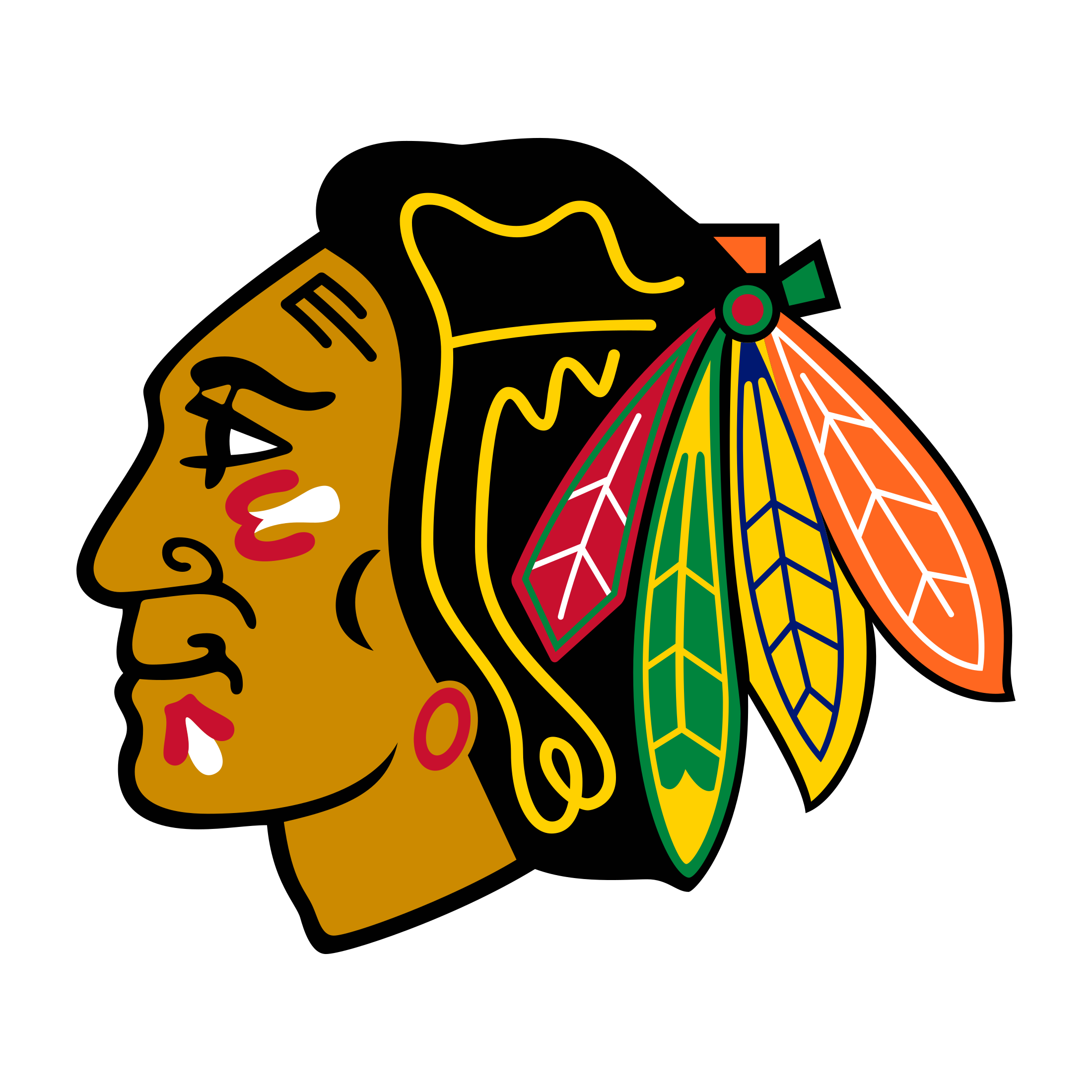 Chicago Blackhawks Logo Transparent PNG