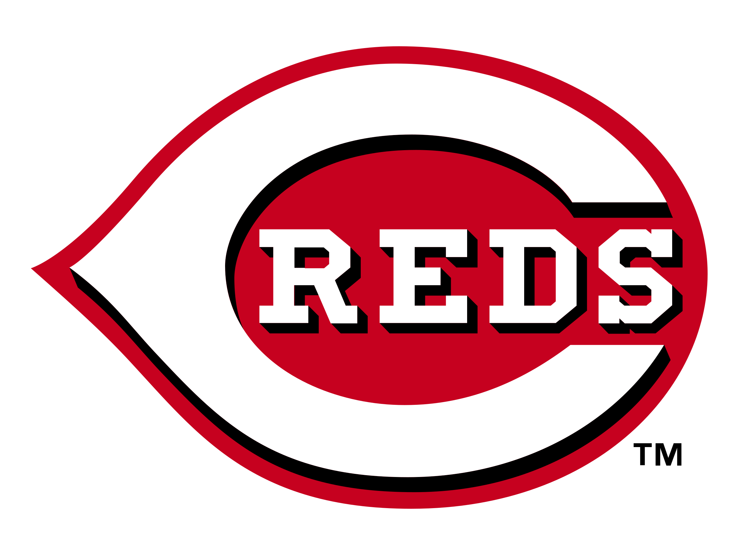 Cincinnati Reds Text Logo Background PNG Image