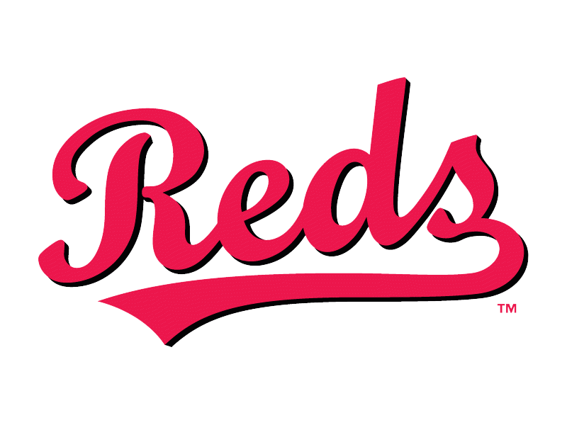 Cincinnati Reds Text Logo PNG HD Quality