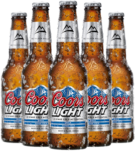 Coors Light Bottle PNG Clipart Background