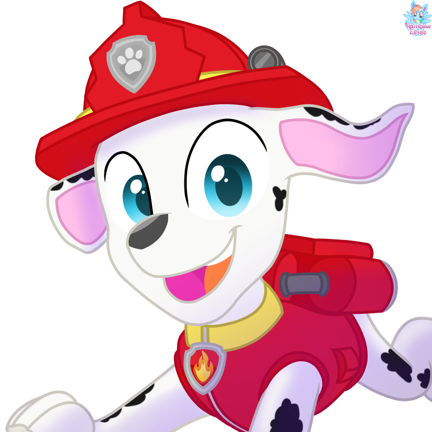 Paw Patrol Marshall Clipart Background PNG