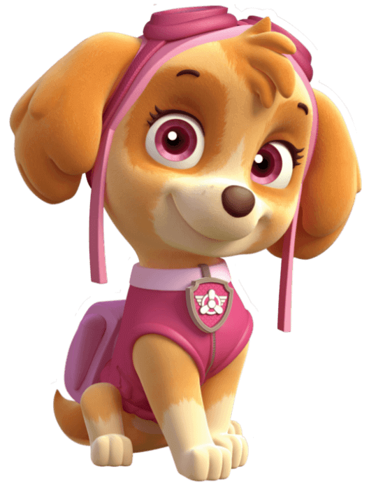 Paw Patrol Skye Clipart Background PNG