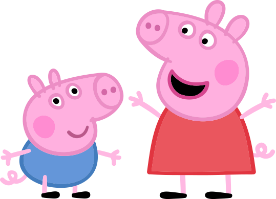 Peppa Pig Family Free PNG