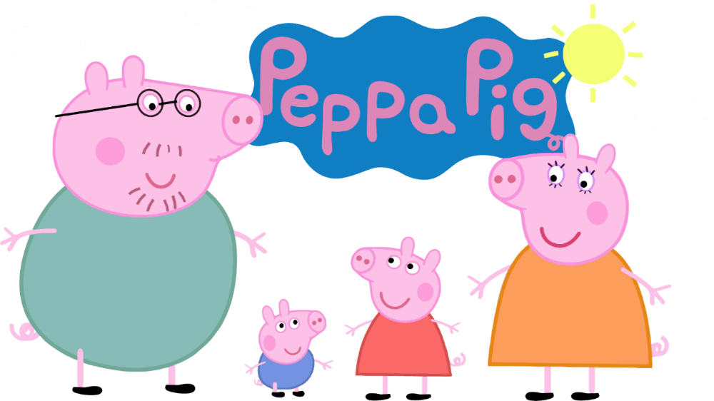 Peppa Pig Family Transparent PNG