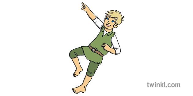Peter Pan Flying No Background PNG
