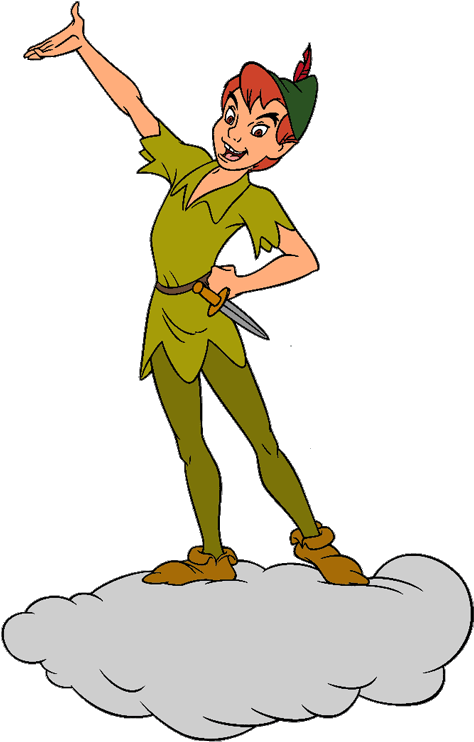 Peter Pan Flying HD Quality PNG