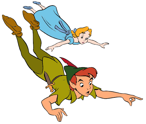Peter Pan Flying Photo Image PNG