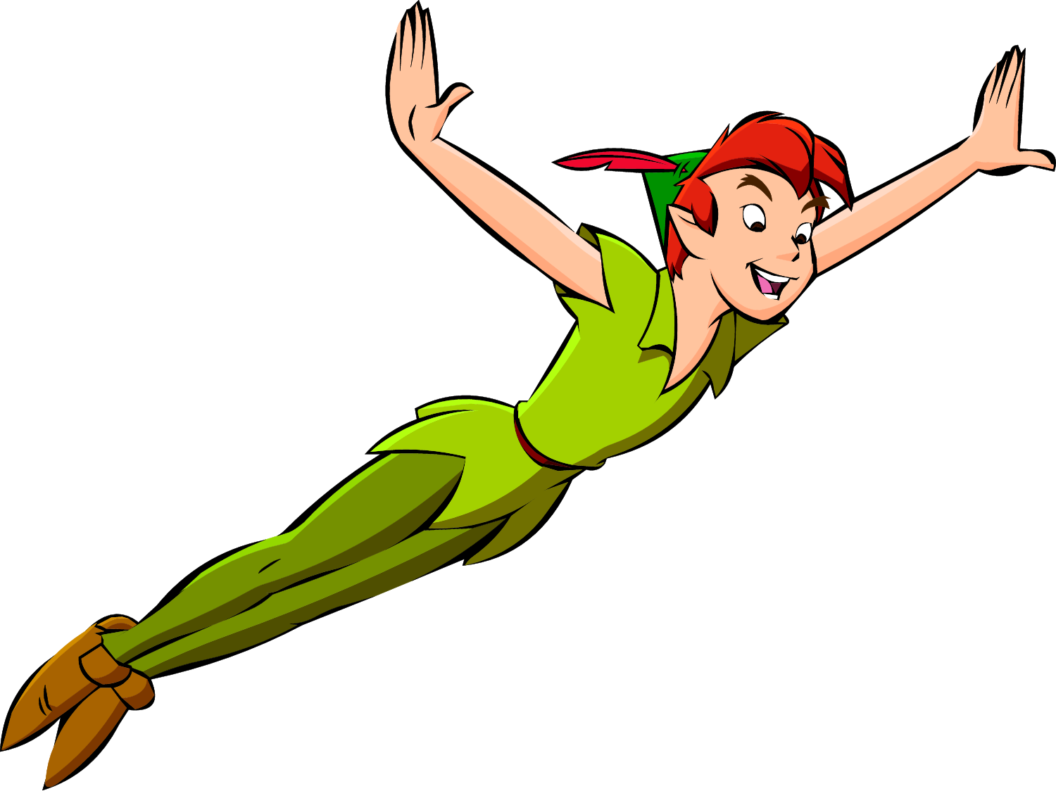 Peter Pan Flying Transparent File PNG