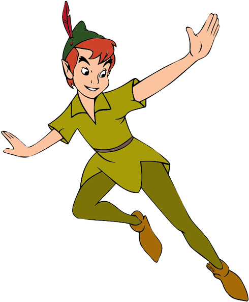 Peter Pan Flying Transparent Free PNG