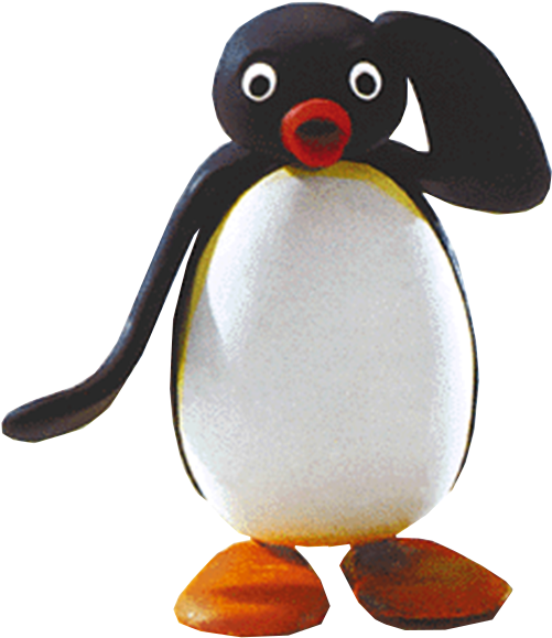 Pingu Waiting Clipart Background PNG