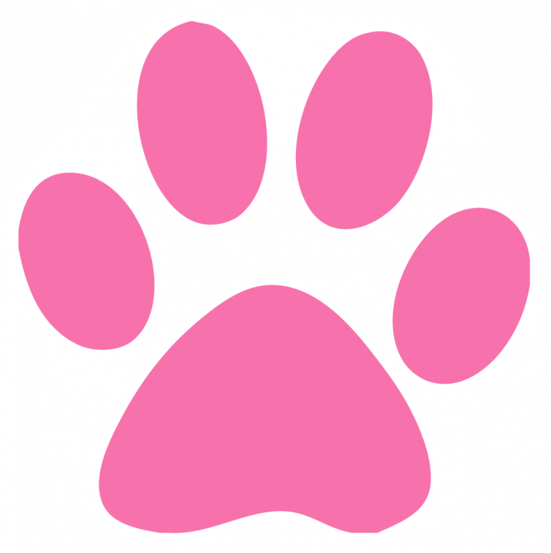 Pink Panther Paw Print Free File Download PNG