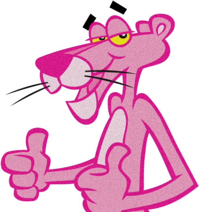 Pink Panther Thinking HD Quality PNG