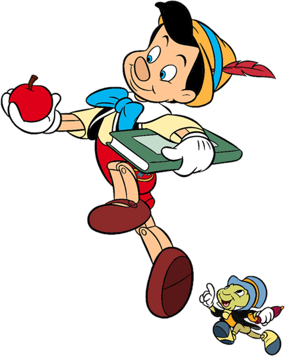 Pinocchio Gepetto And Figaro Background Image PNG