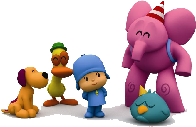 Pocoyo And Friends HD Quality PNG
