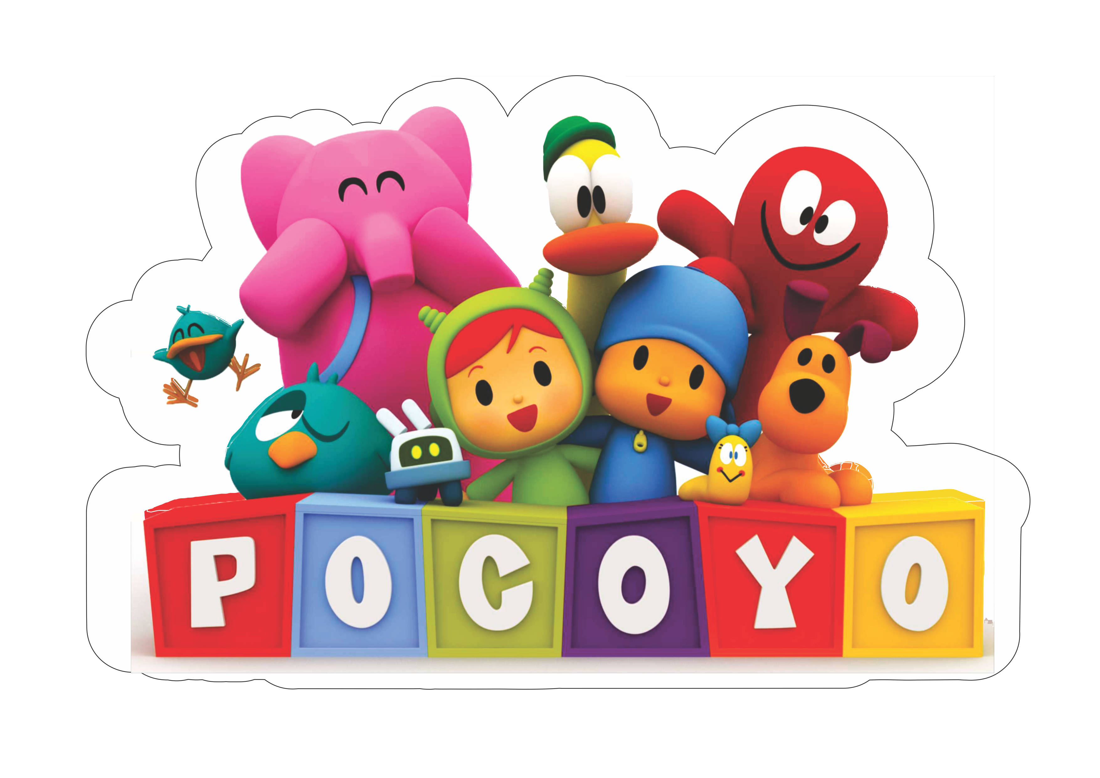 Pocoyo And Friends Transparent Background PNG