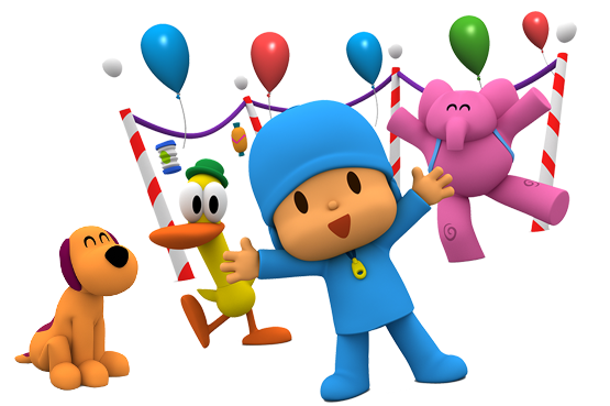 Pocoyo And Friends Transparent Image PNG