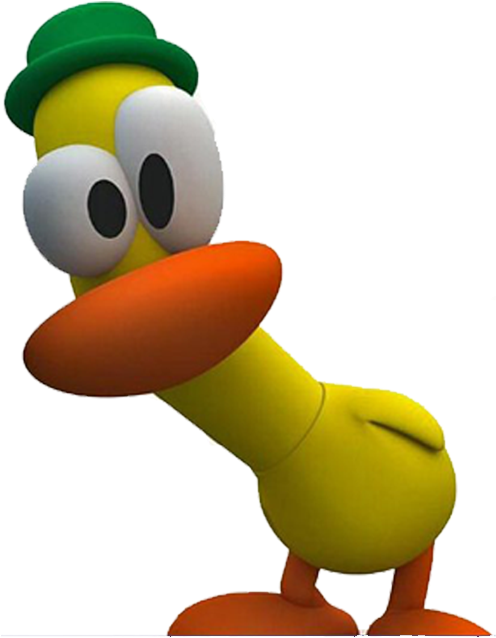 Pocoyo And Pato HD Quality PNG