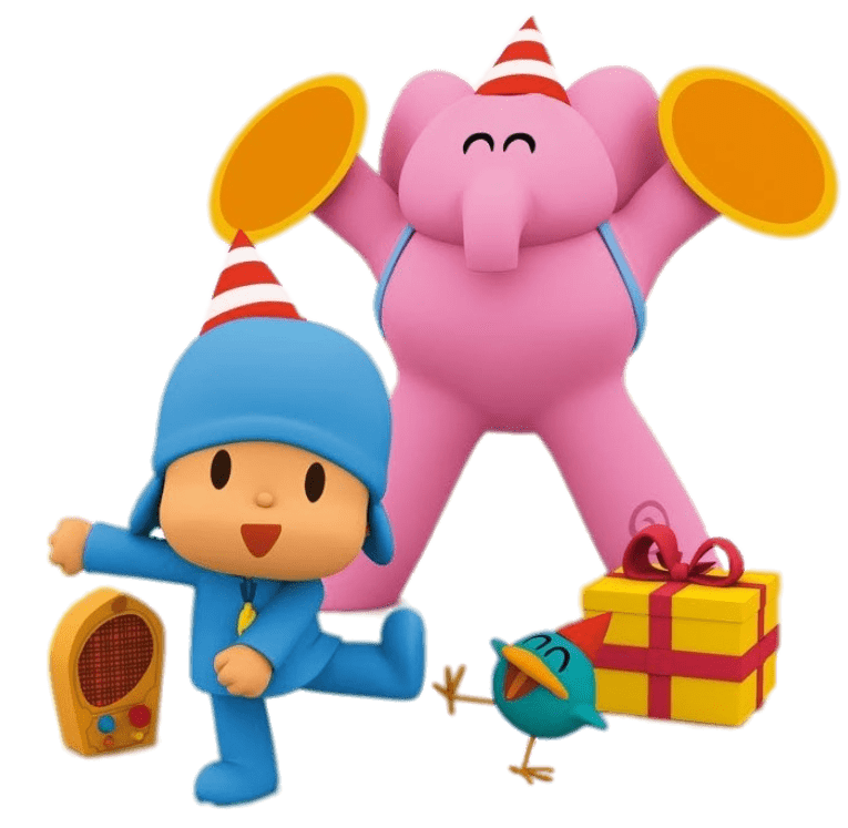 Pocoyo Found Easter Eggs HD Quality PNG