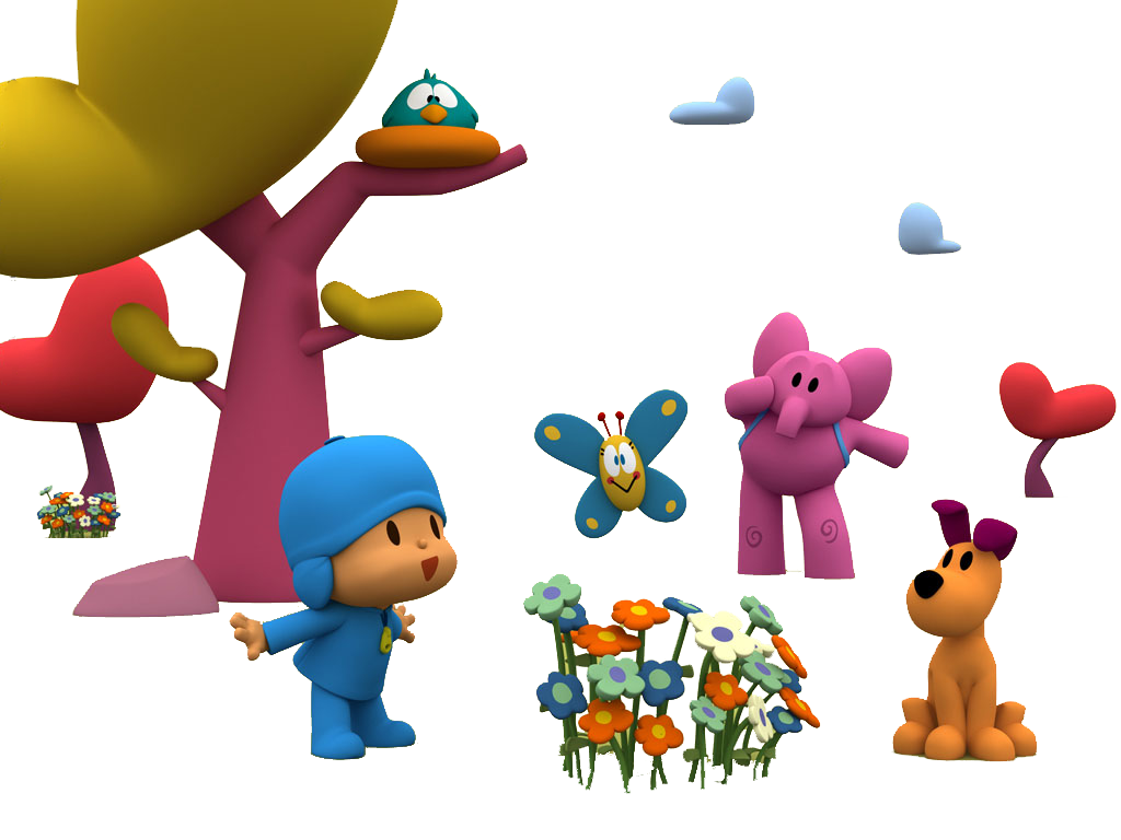 Pocoyo Party HD Quality PNG