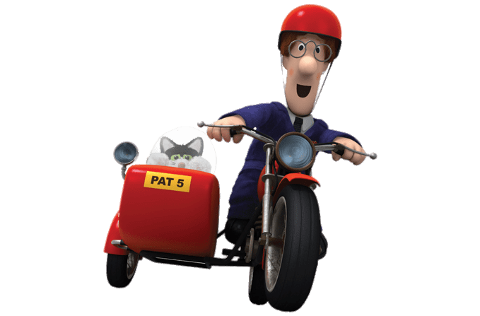 Postman Pat Carrying Delivery Transparent Background PNG