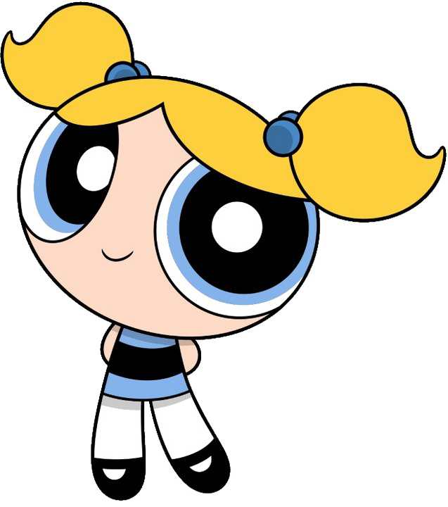 Powerpuff Girl Bubbles Background Image PNG